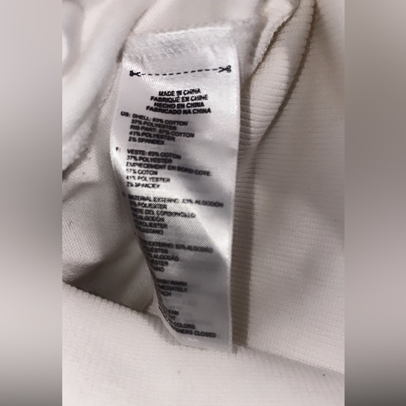 Vintage Adidas “England“ trefoil casual athletic white red track jacket  S - Picture 4 of 4